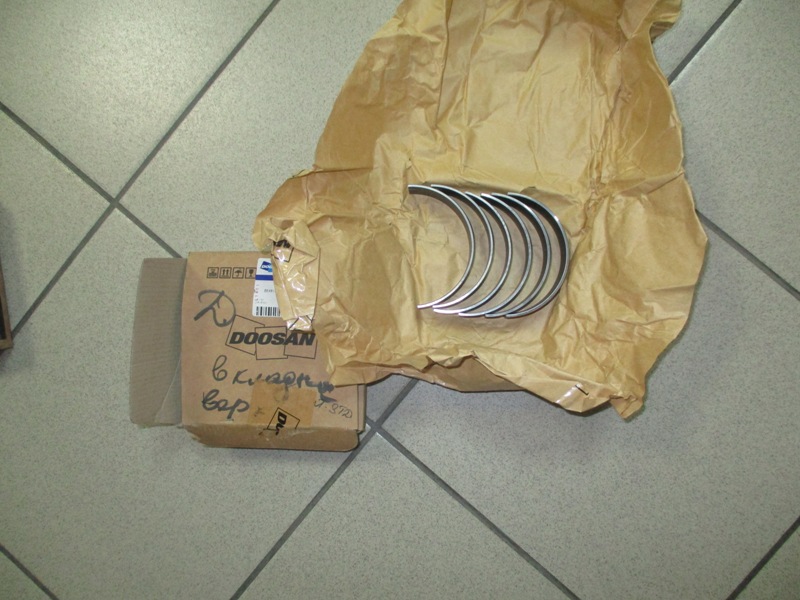 Вкладыш шатунный  ДВС DV11 STD верх Daewoo BH120