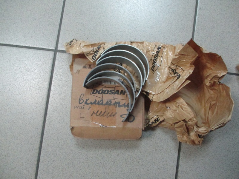 Вкладыш шатунный ДВС DV11 STD ниж Daewoo BH120